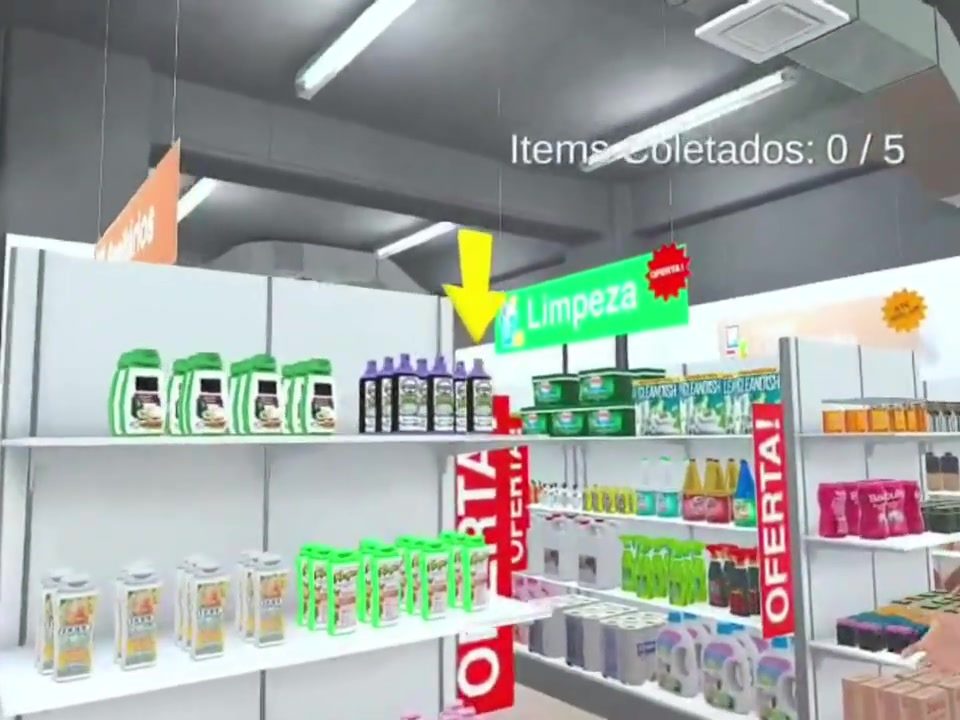Target item highlighted on the shelf